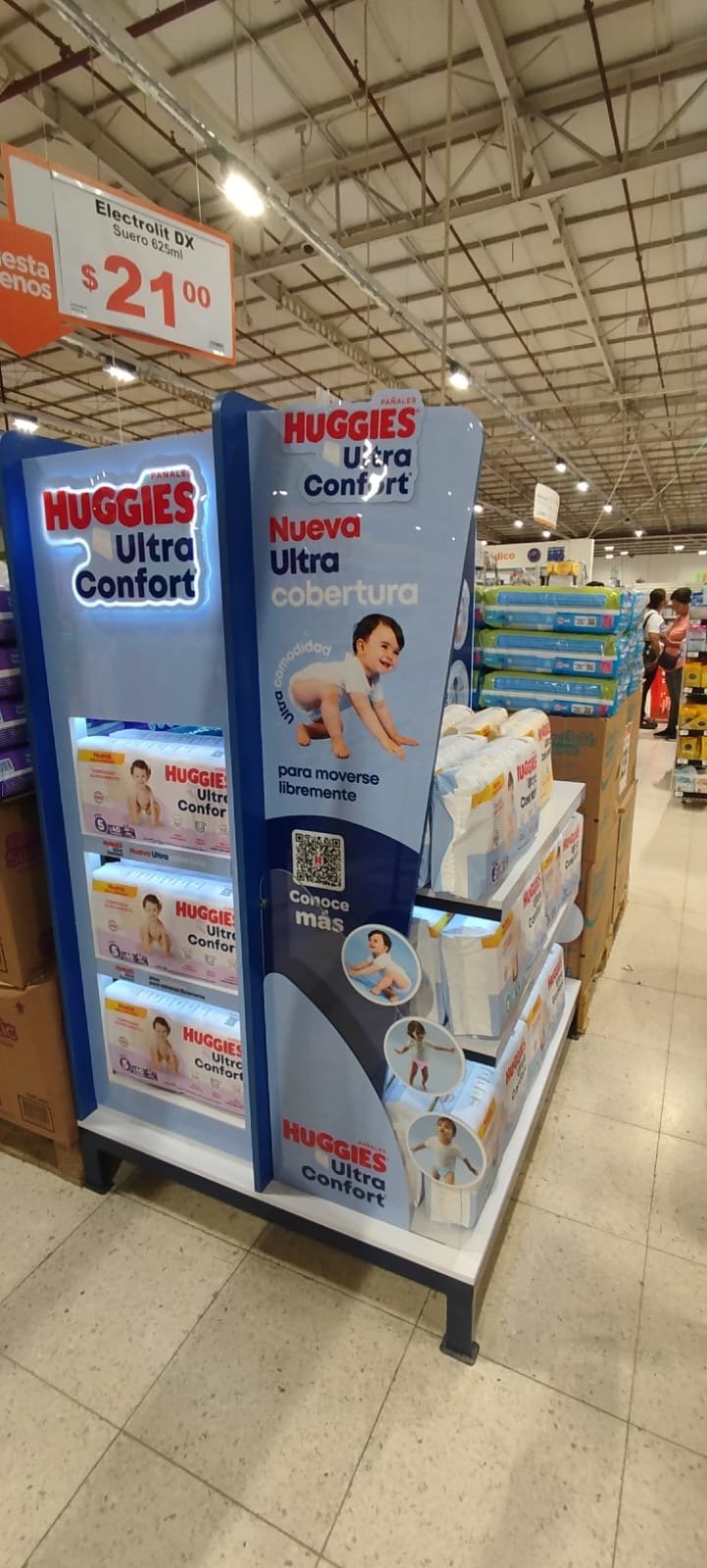 sheep display cliente huggies